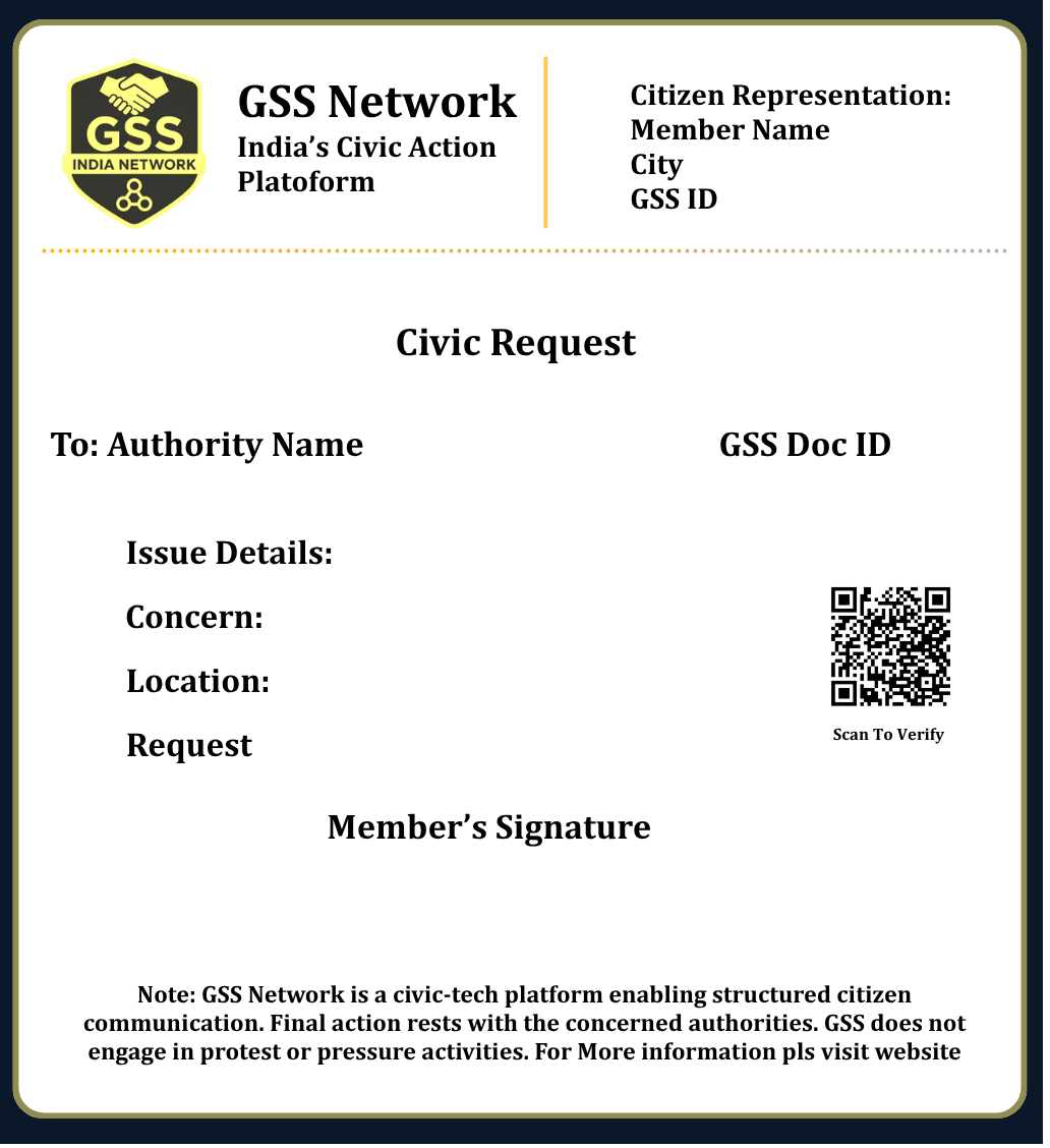 GSS Representation Letter Preview